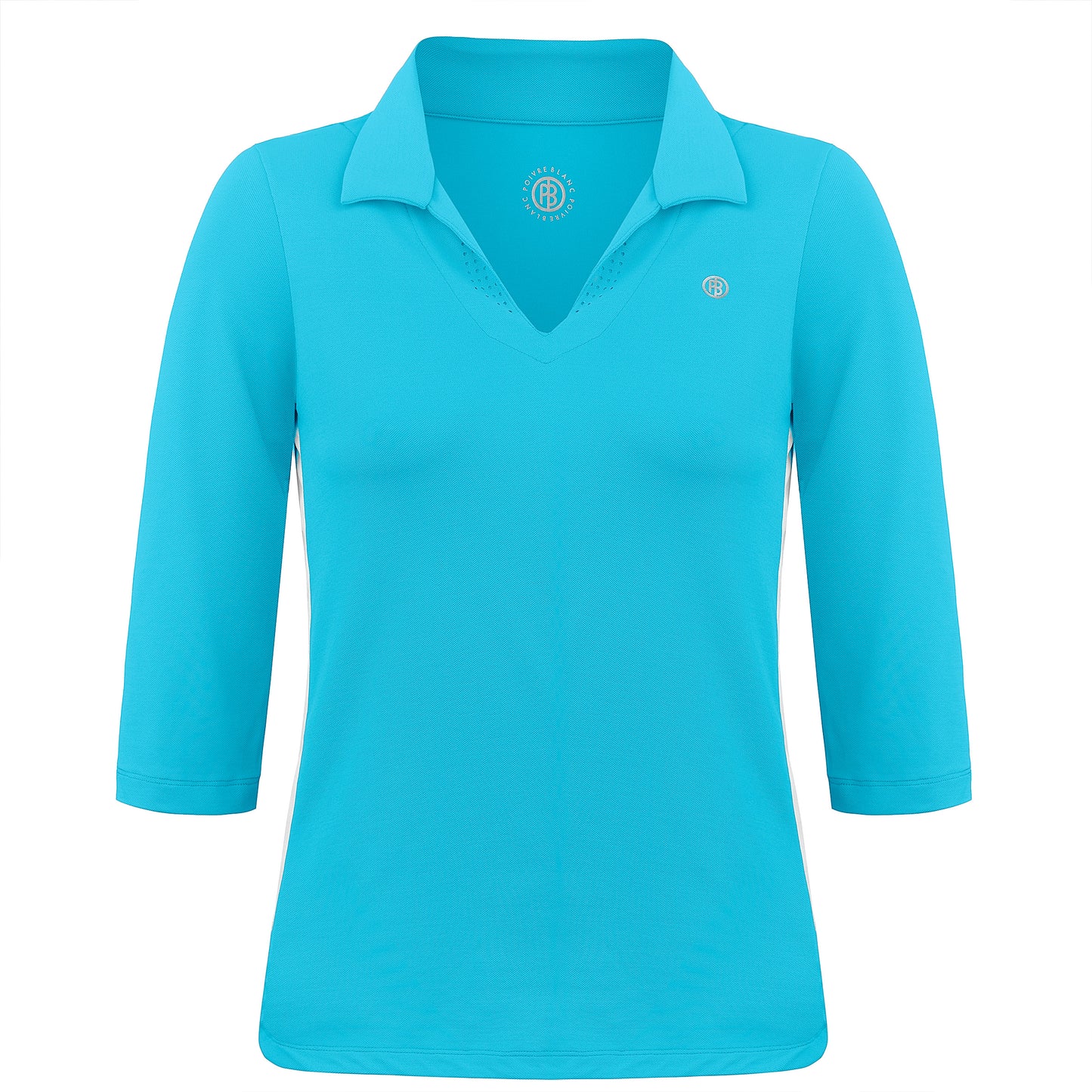 Women's Poivre Blanc Tennis / Padel Polo 4805 in Bora Bora Blue