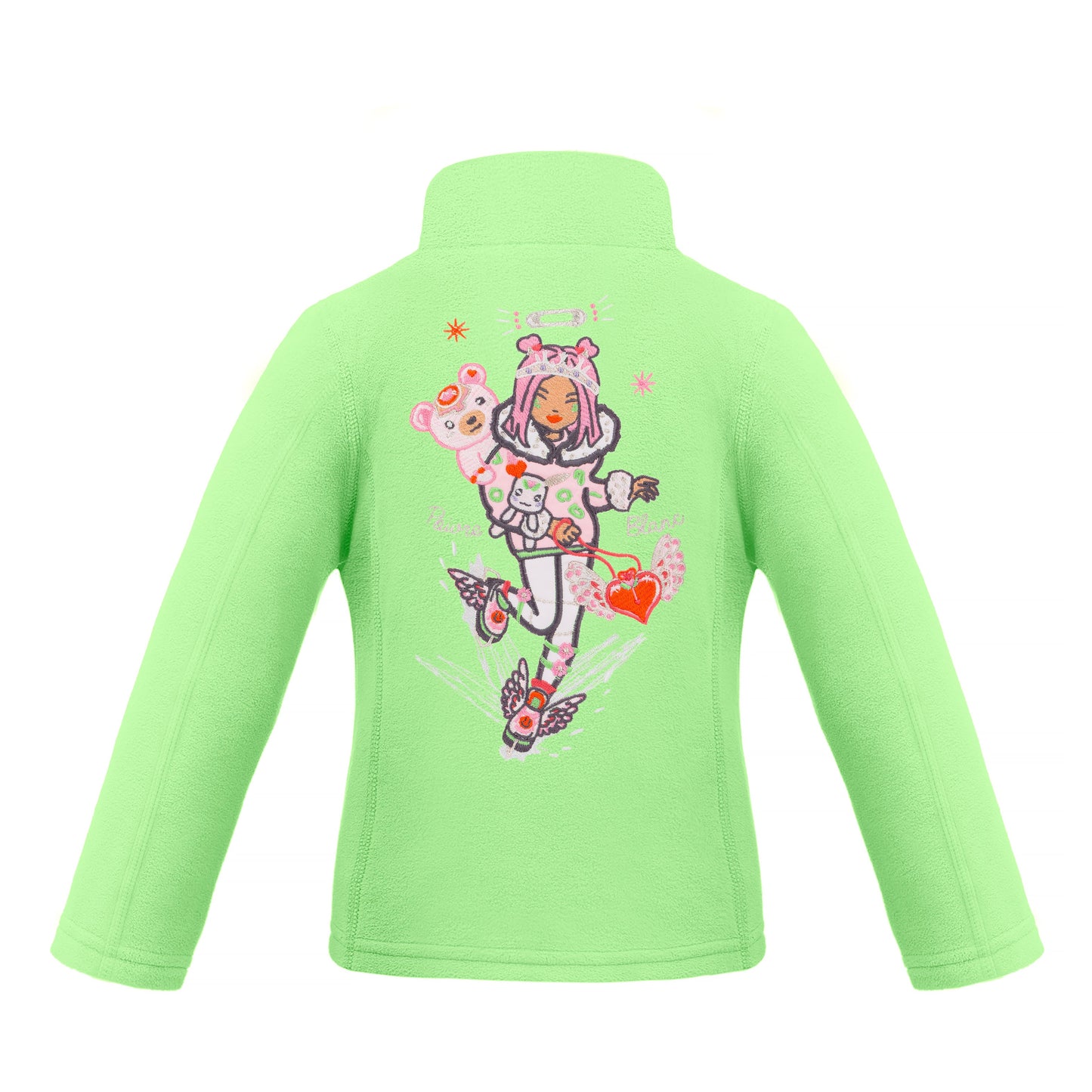 Poivre Blanc Baby Girl's Ski micro Fleece in Paradise Green 1500