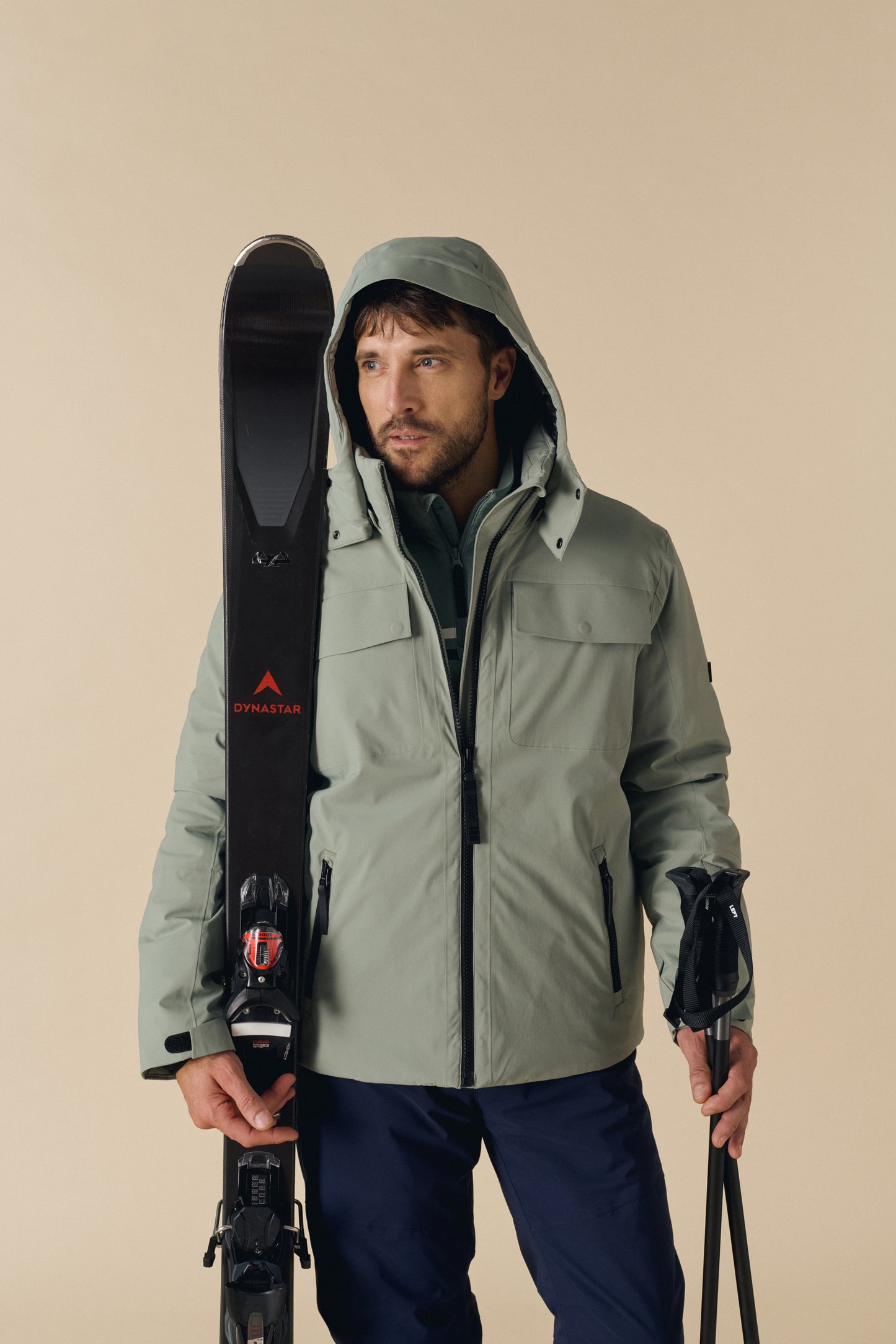 Poivre Blanc 0600 Men's Ski Jacket Clay Green