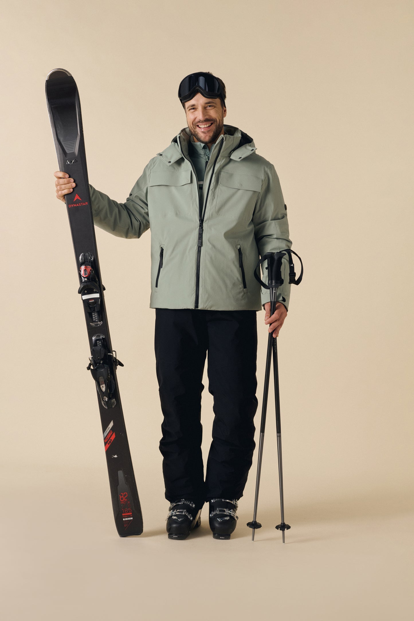 Poivre Blanc 0600 Men's Ski Jacket Clay Green