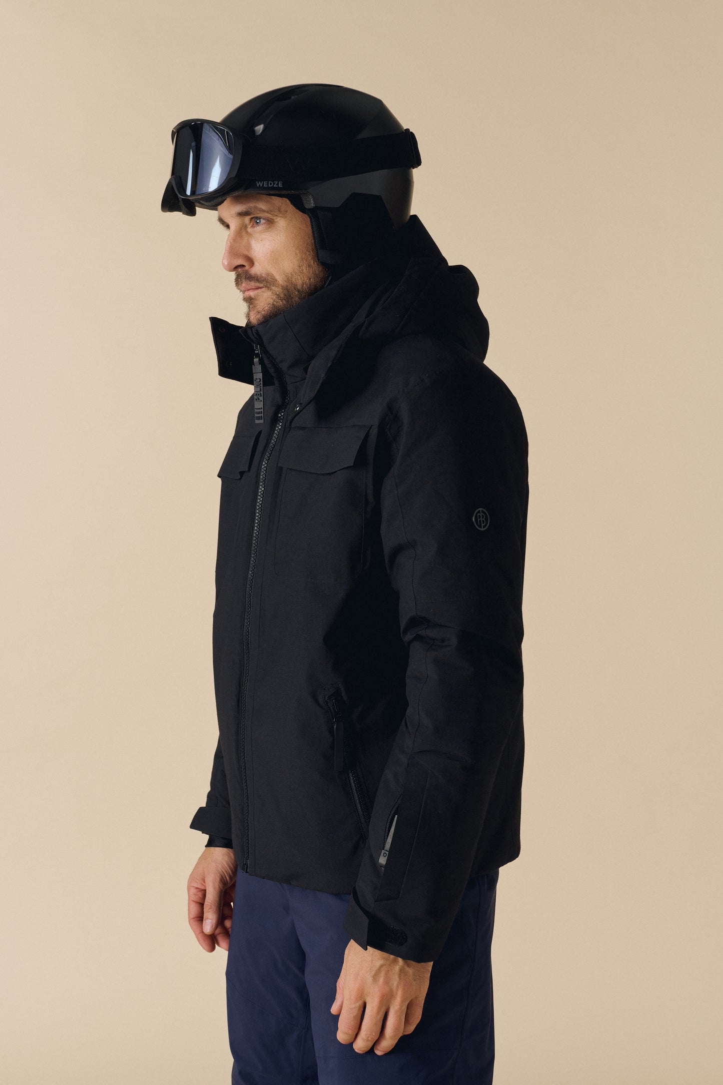 Poivre Blanc 0600 Men's Ski Jacket Black