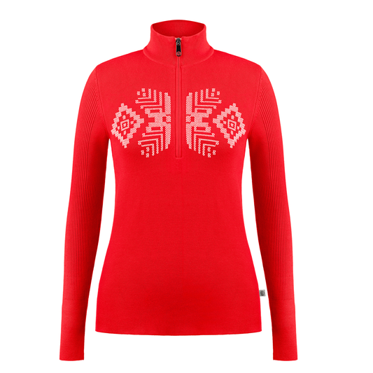 Poivre Blanc knit Sweater in Red 3540 (3)