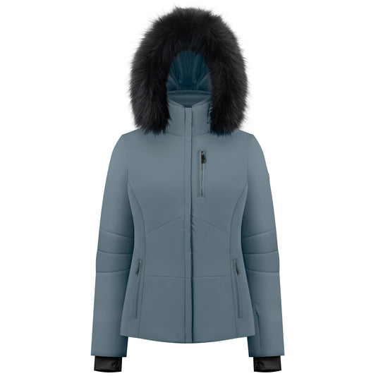 Women's Stretch Ski Jacket Thunder Grey 0802