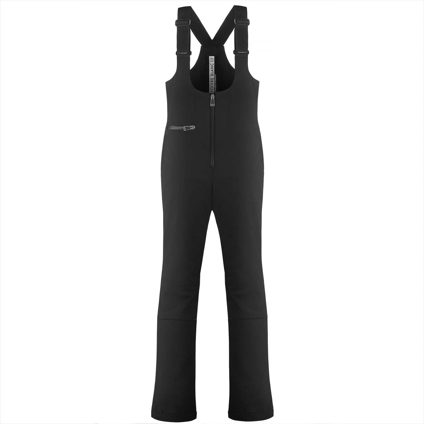 Poivre Blanc Women's Ski Bib Pants in Black 0824