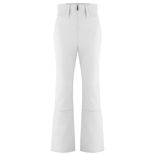 Poivre Blanc Junior Girl soft shell stretch ski pants in White 1121
