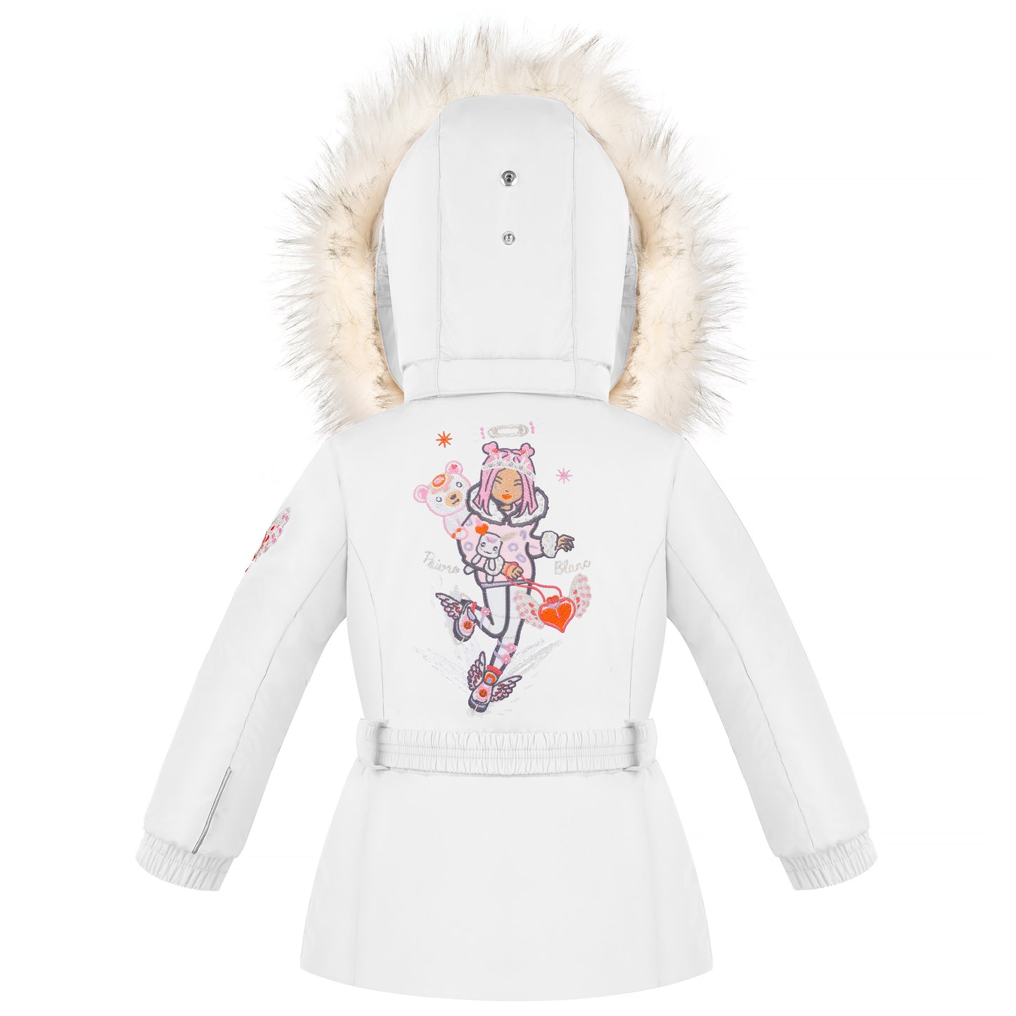 Poivre Blanc Baby Girl's Ski Jacket in White 1003