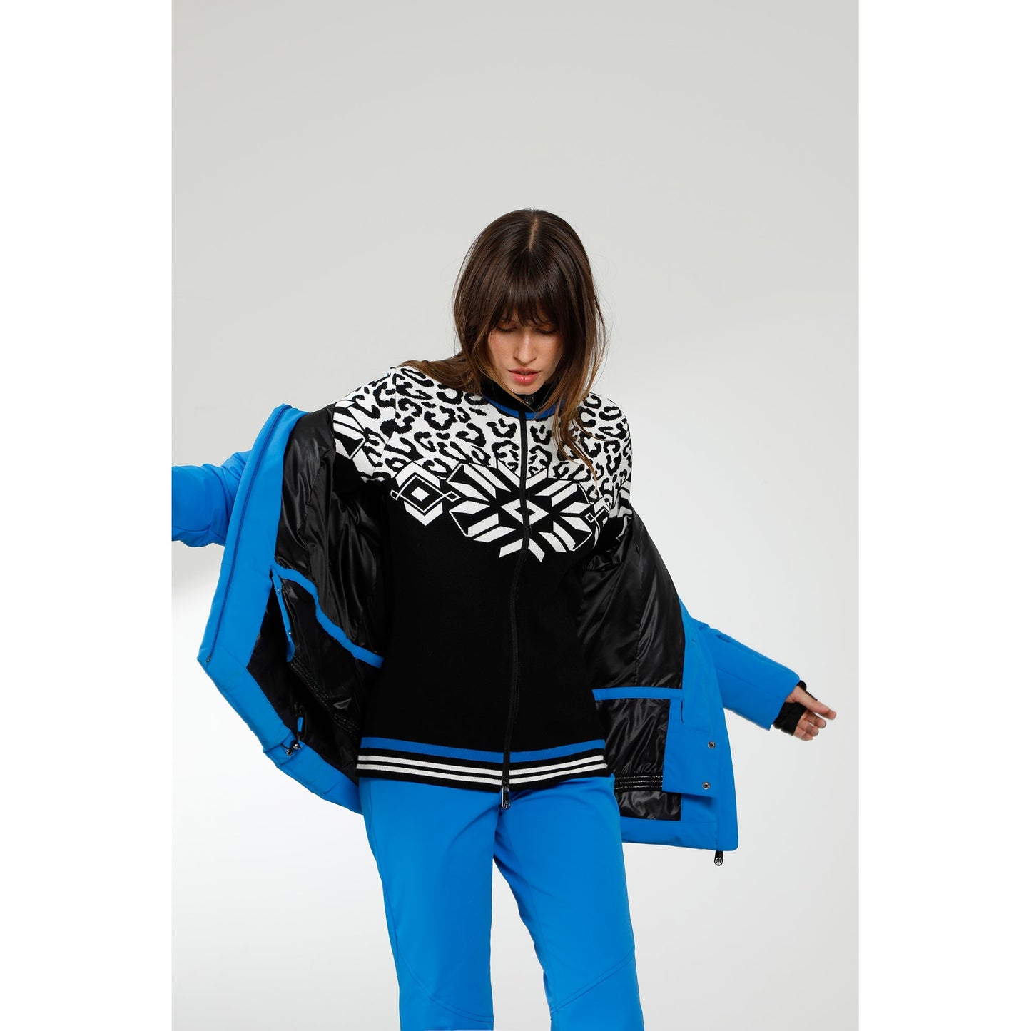 Women's Stretch Ski Jacket Paradise Green 0802
