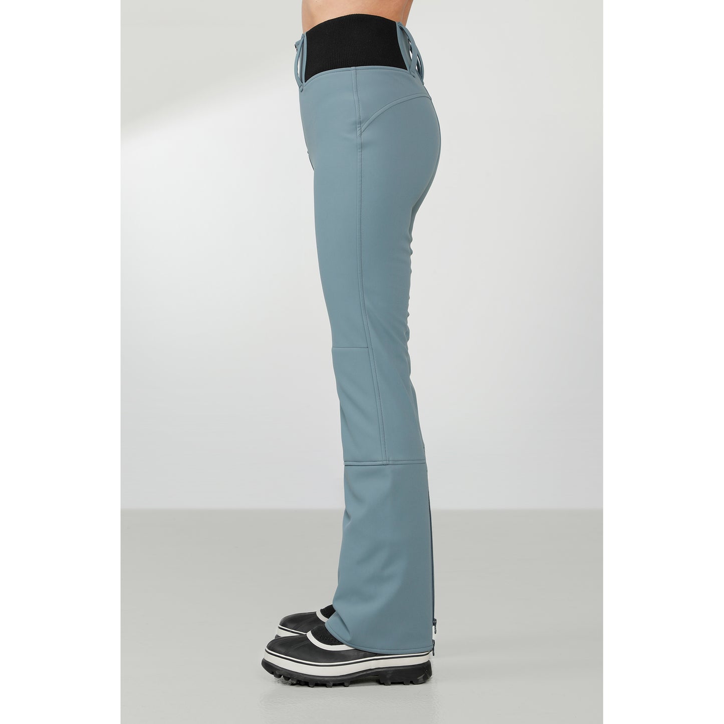 Poivre Blanc Women's soft shell stretch ski pants in Black 1121 (Regular length)