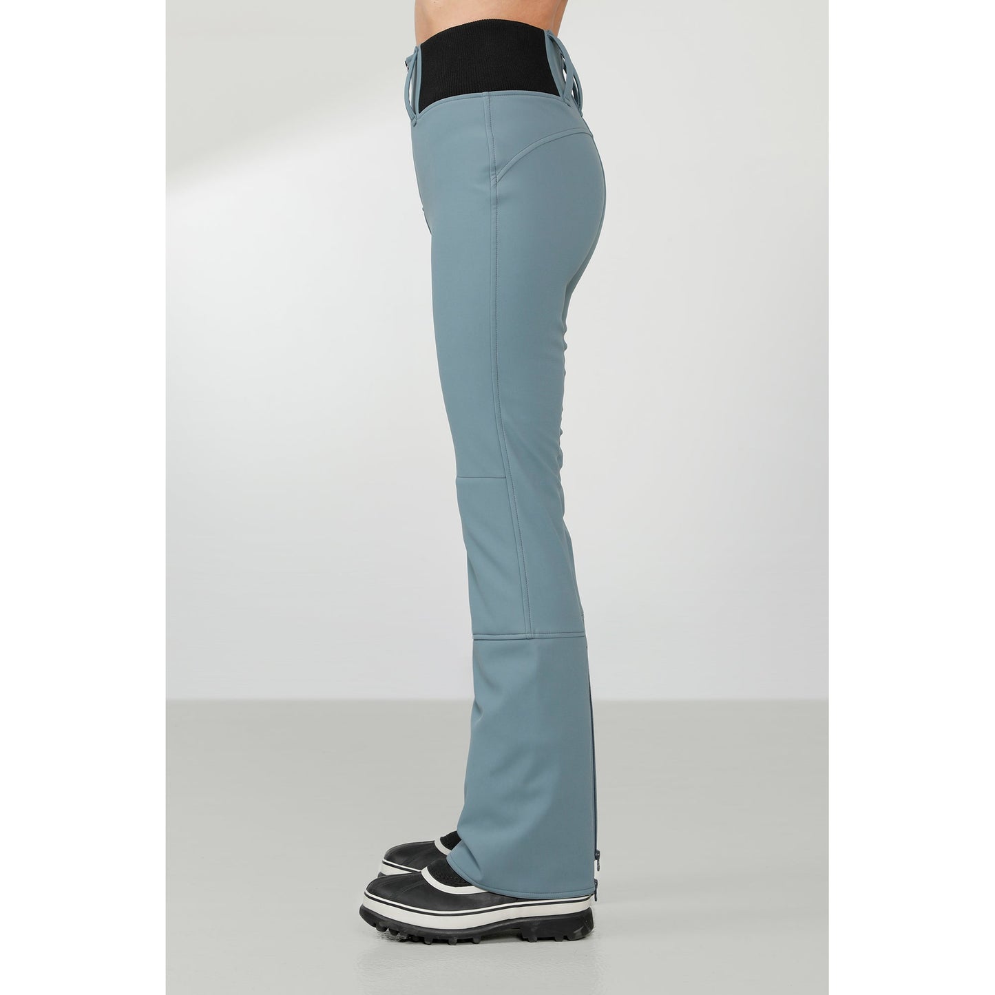 Poivre Blanc Women's soft shell stretch ski pants in White 1121