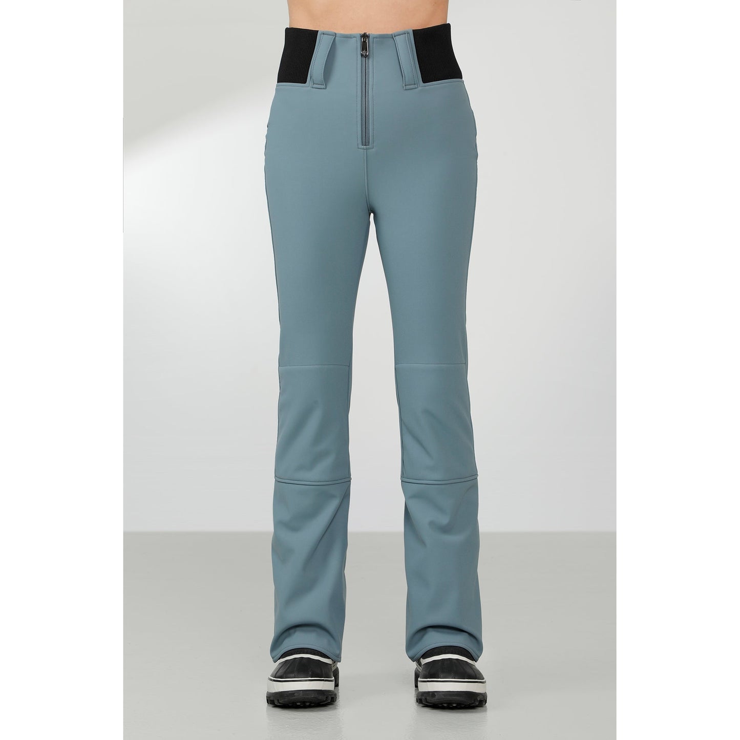 Poivre Blanc Women's soft shell stretch ski pants in White 1121