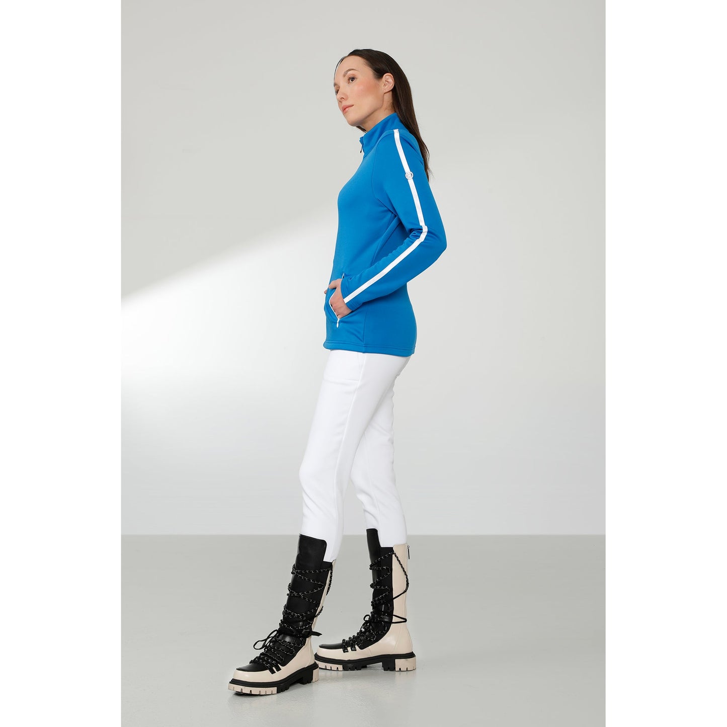 Poivre Blanc Women's Stretch fleece White 1701