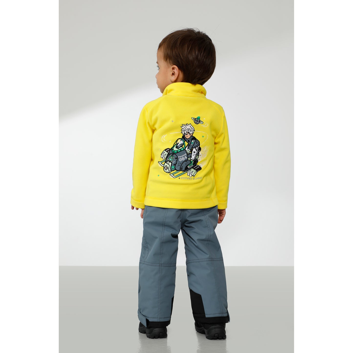 Poivre Blanc Baby Boy's Ski micro fleece jacket in King Blue 1510