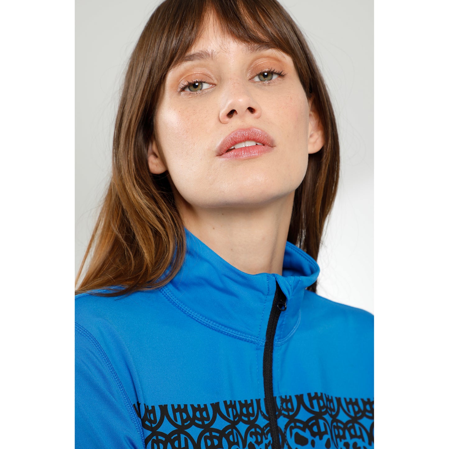Poivre Blanc Women's Base/Mid Layer Leopard print in King Blue 1940